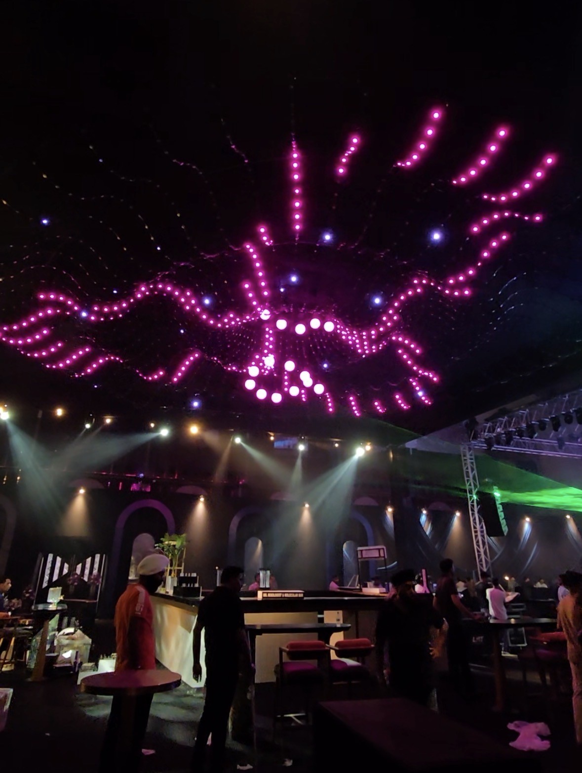 Lighting event setup